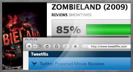 Web design for TweetFlix