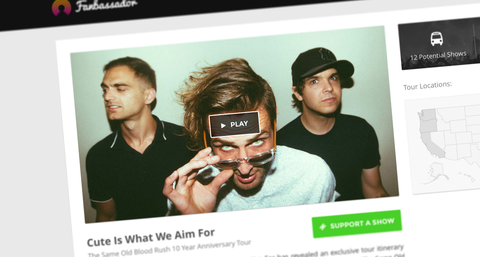 Fanbassador Campaign Screenshot