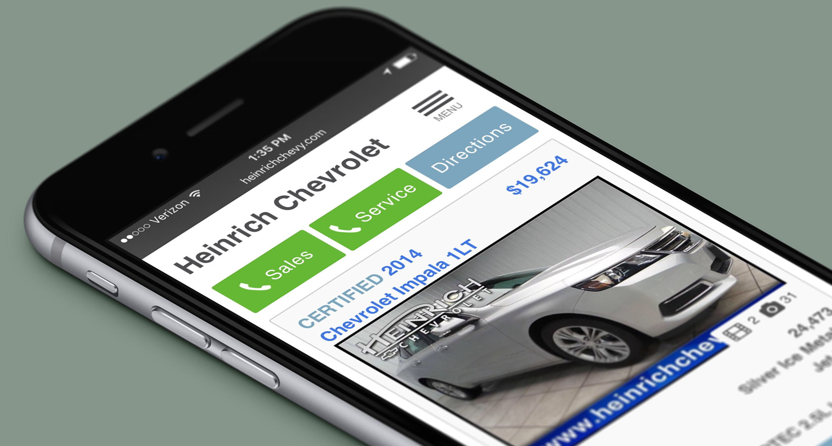 Heinrich Mobile Screenshot