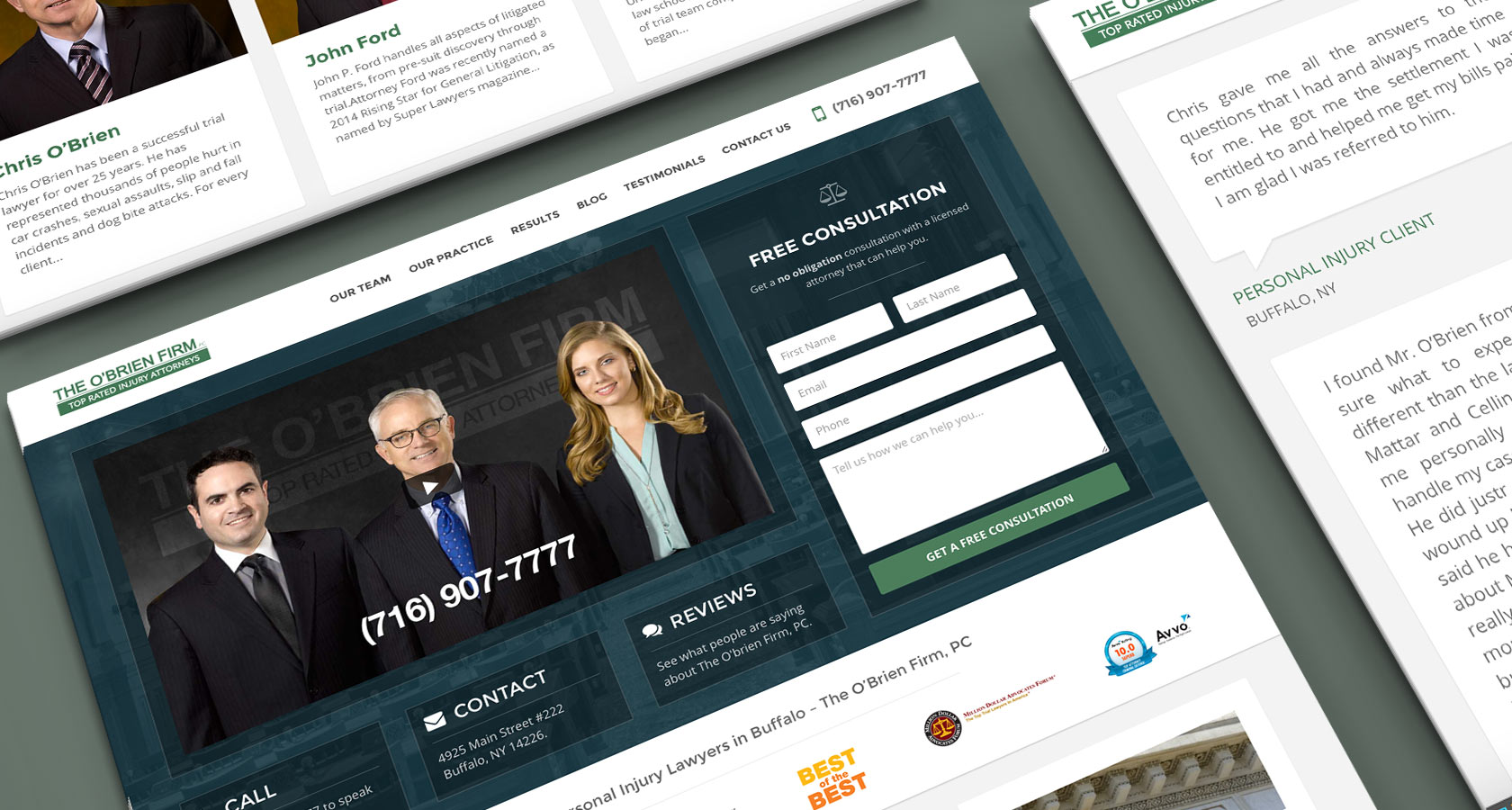 O'Brien Home Screenshot